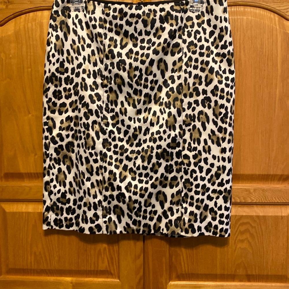 Fully lined WHBM print skirt